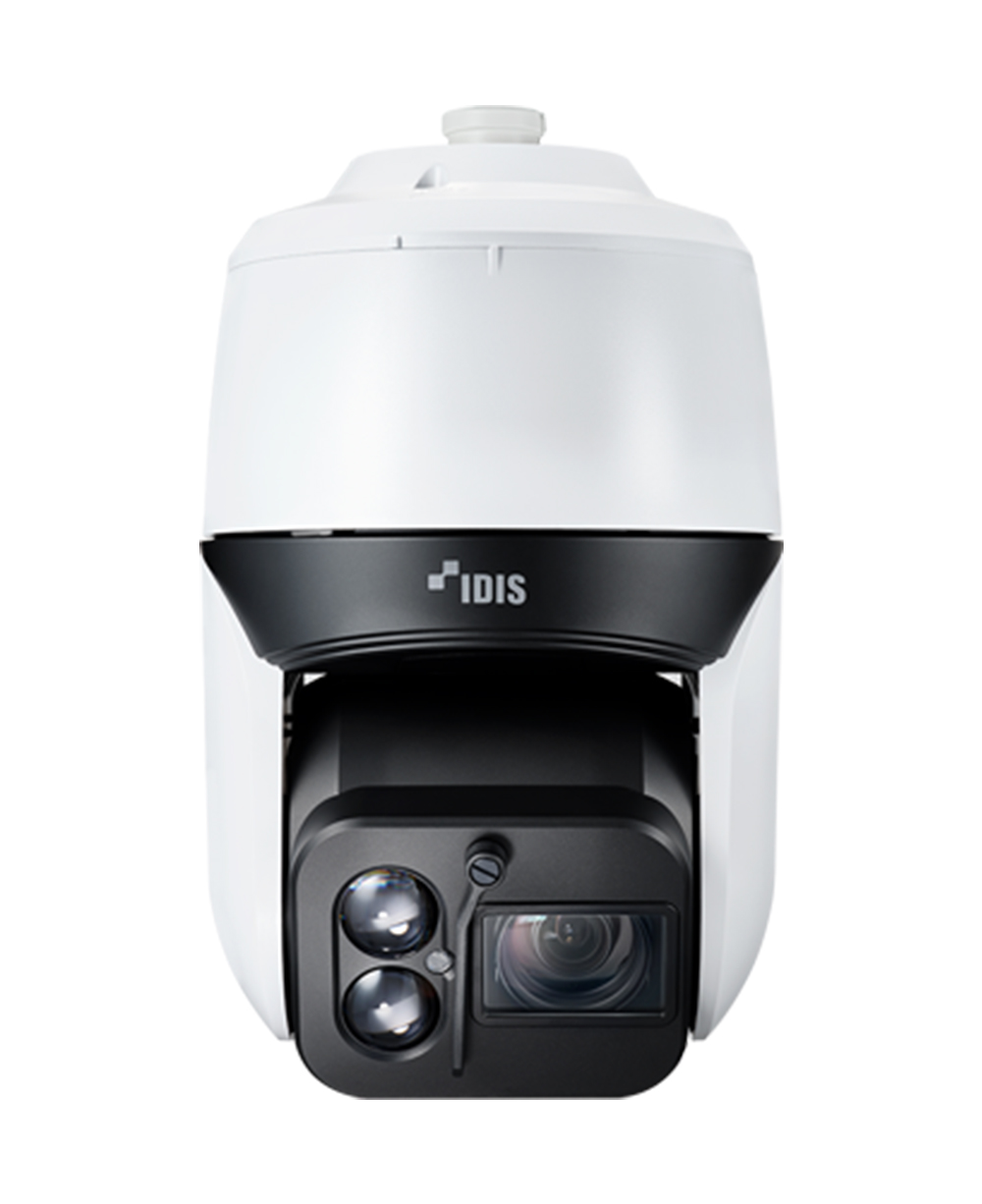 картинка 8-мегапиксельная скоростная поворотная IP-видеокамера IDIS с поддержкой кодека H.265, ИК-подсветкой, 31-кратным оптическим увеличением, антивандального исполнения с обогревателем 