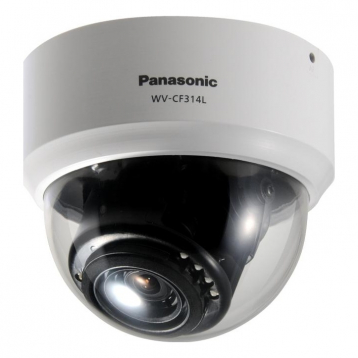 картинка Купольная аналоговая камера Panasonic 650ТВЛ WV-CF314LE 