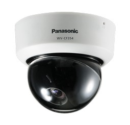 картинка Купольная аналоговая камера Panasonic 650ТВЛ WV-CF354E 