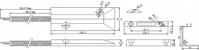 картинка Извещатель магнитоконтактный ST-DM141NCNO-SL 
