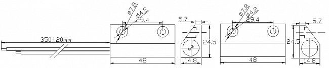 картинка Извещатель магнитоконтактный ST-DM131NCNO-SL 