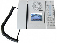 Настольная IP видео интерком станция с трубкой Zenitel 1408001635