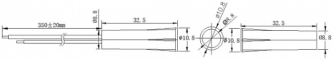картинка Извещатель магнитоконтактный ST-DM020NC-WT 