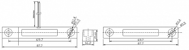 картинка Извещатель магнитоконтактный ST-DM135NC-WT 