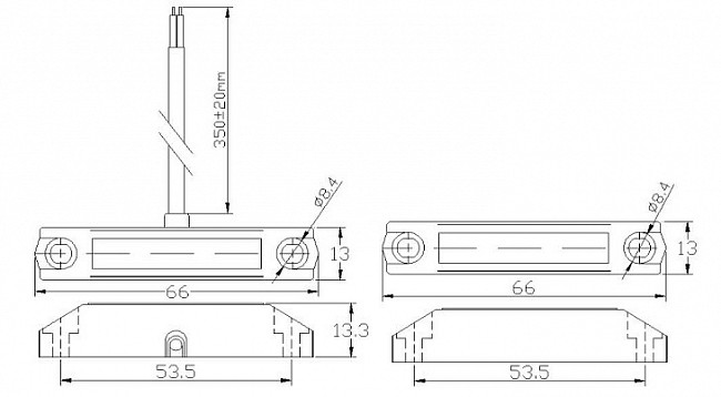 картинка Извещатель магнитоконтактный ST-DM125NO-BR 